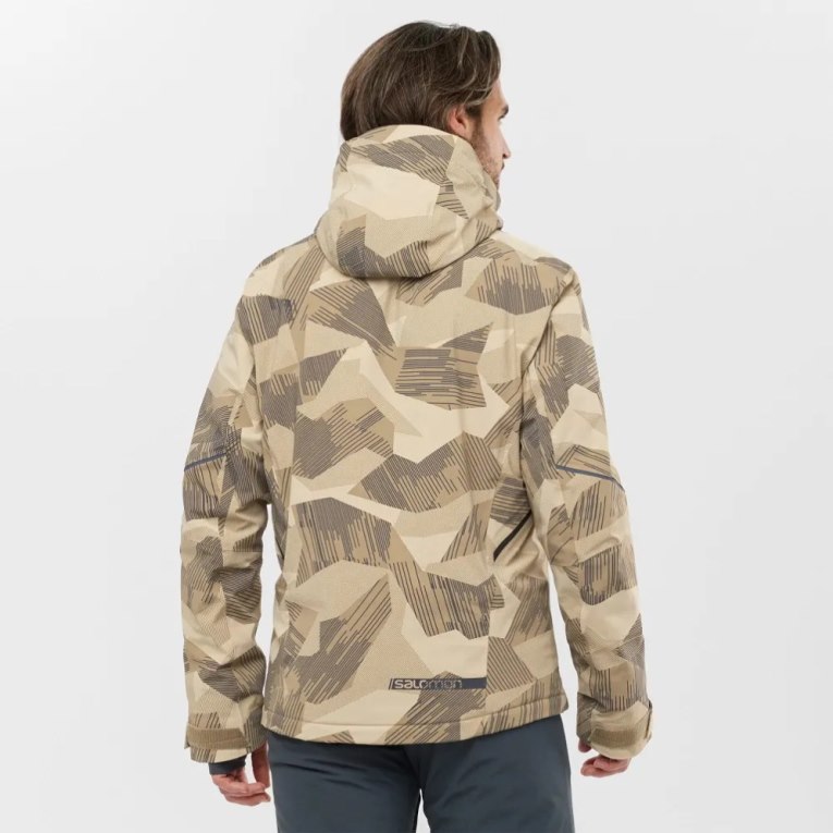 Jaquetas De Esqui Salomon Brilliant Insulated Masculino Camufladas | PT D19628